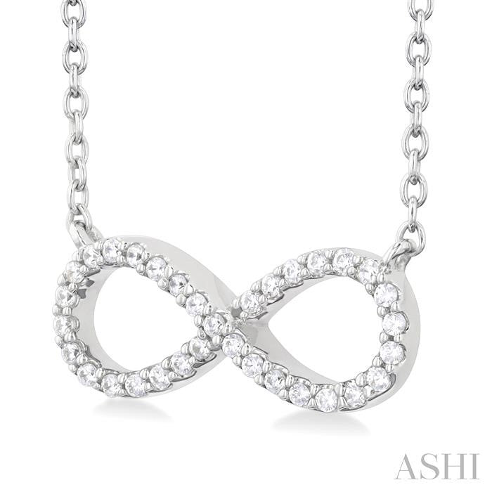 ASHI Infinity Petite Diamond Fashion Pendant 994J0PPTSNKWG