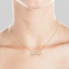 ASHI Infinity Petite Diamond Fashion Pendant 994J0PPTSNKYG