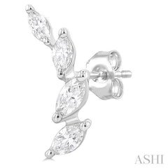 ASHI Marquise Shape Diamond Fashion Ear Climbers 994Z3PPFGERWG