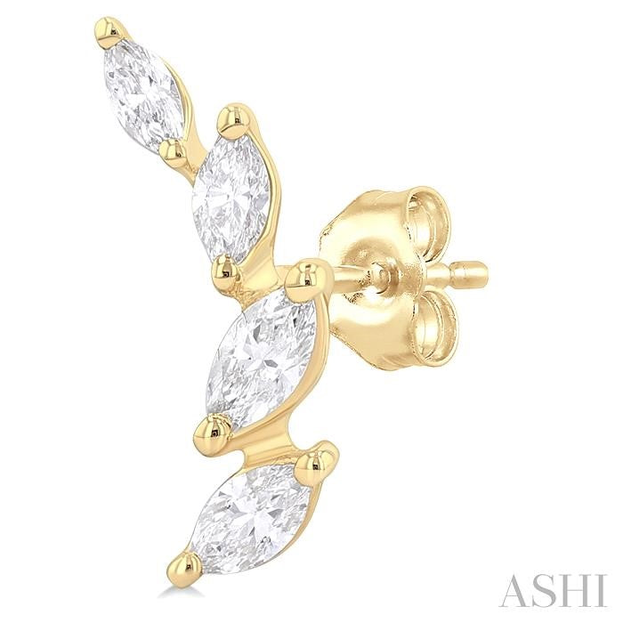 ASHI Marquise Shape Diamond Fashion Ear Climbers 994Z3PPFGERYG
