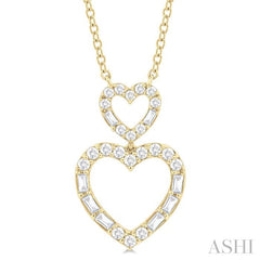 ASHI Heart Shape Diamond Pendant 9955UPPTGNKYG