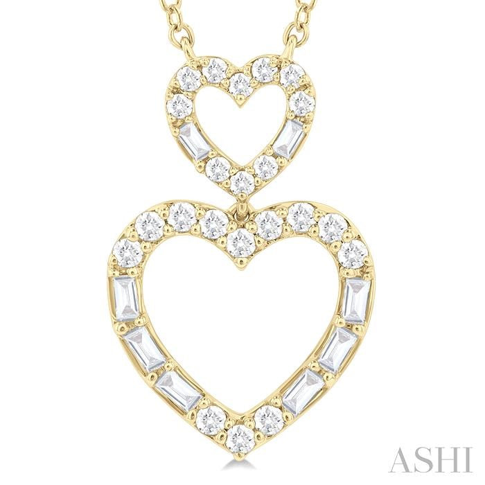 ASHI Heart Shape Diamond Pendant 9955UPPTGNKYG