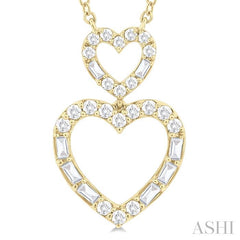 ASHI Heart Shape Diamond Pendant 9955UPPTGNKYG