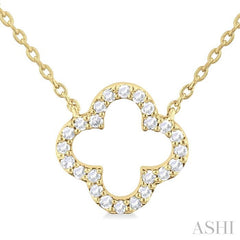 ASHI Clover Petite Diamond Fashion Pendant 995J8PPFSPDYG