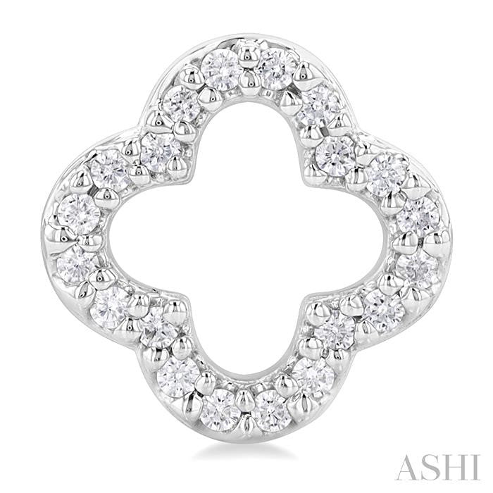ASHI Clover Petite Diamond Fashion Earrings 995J8PPTSERWG