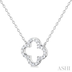 ASHI Clover Petite Diamond Fashion Pendant 995J8PPTSPDWG