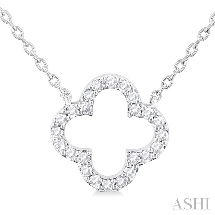 ASHI Clover Petite Diamond Fashion Pendant 995J8PPTSPDWG