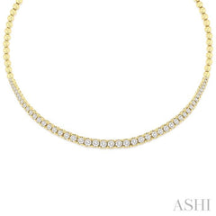 ASHI Diamond Choker Necklace 996X2PPFGNKYG