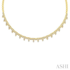 ASHI Diamond Choker Necklace 996Z2PPFGNKYG