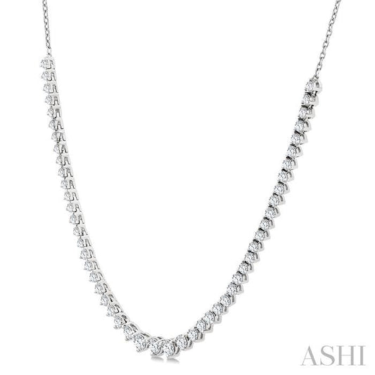 ASHI Halfway Riviera Diamond Necklace 997Z2PPFGNKWG-1.75