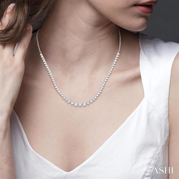 ASHI Halfway Riviera Diamond Necklace 997Z2PPFGNKWG-1.75