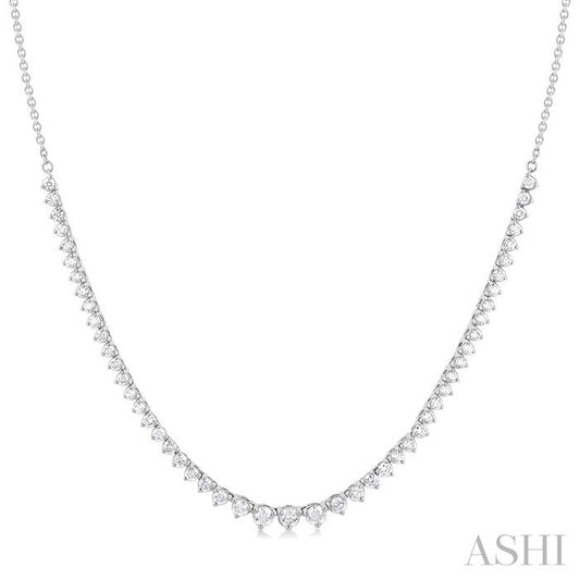 ASHI Halfway Riviera Diamond Necklace 997Z2PPFGNKWG-1.75