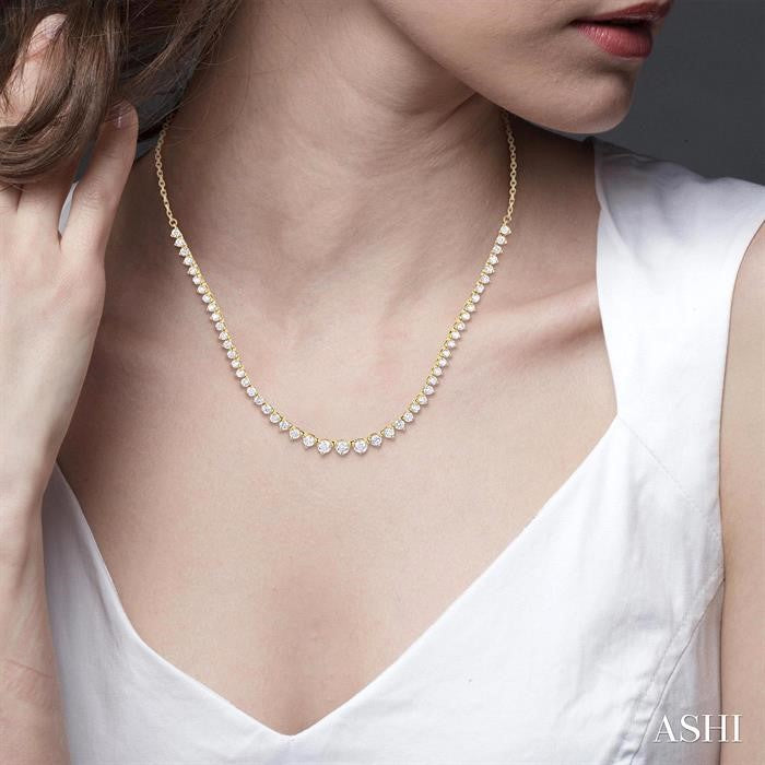 ASHI Halfway Riviera Diamond Necklace 997Z2PPFGNKYG-1.75