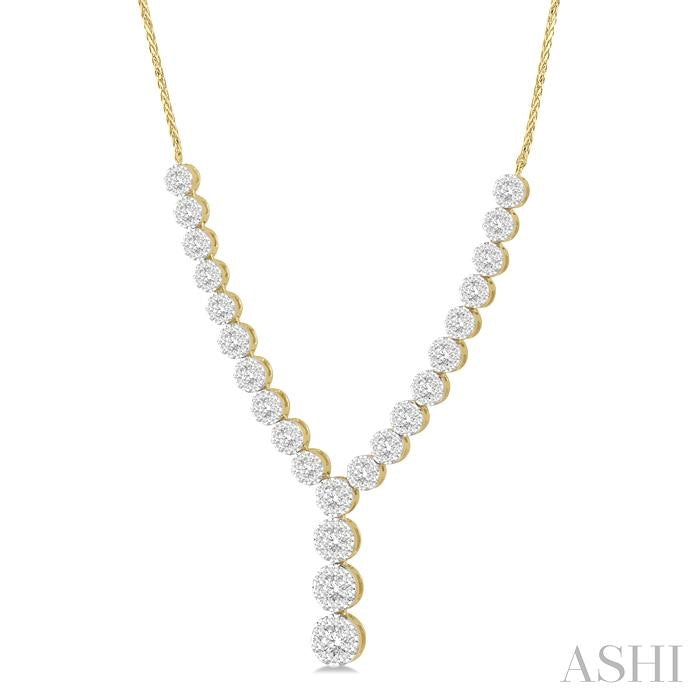 ASHI Lovebright Diamond Necklace 99822PPFGNKYW