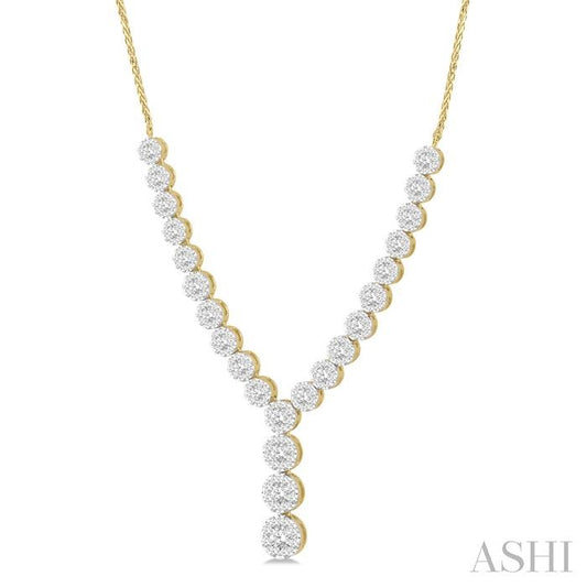 ASHI Lovebright Diamond Necklace 99822PPFGNKYW