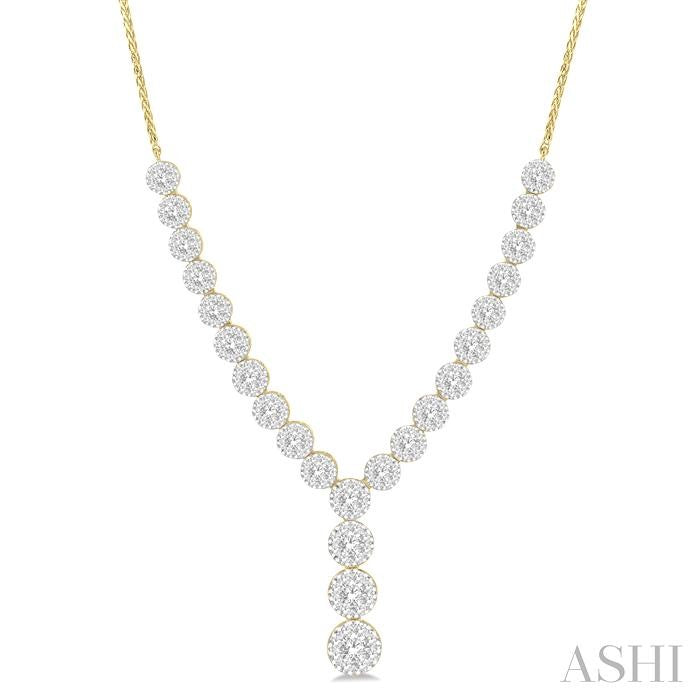 ASHI Lovebright Diamond Necklace 99822PPFGNKYW