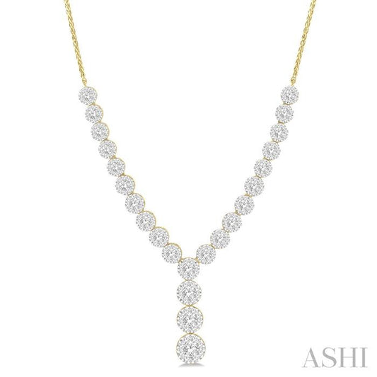ASHI Lovebright Diamond Necklace 99822PPFGNKYW