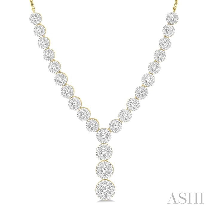 ASHI Lovebright Diamond Necklace 99822PPFGNKYW