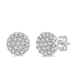Parkplace Jewelers Disc Petite Diamond Fashion Earrings 646A8PPTSERWG