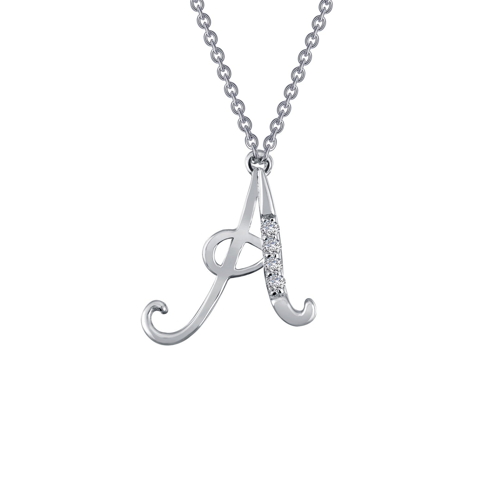 LAFONN Letter S Pendant Necklace 9N065CLP18