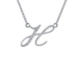 LAFONN Letter J Pendant Necklace 9N068CLP18