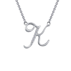 LAFONN Letter A Pendant Necklace 9N057CLP18