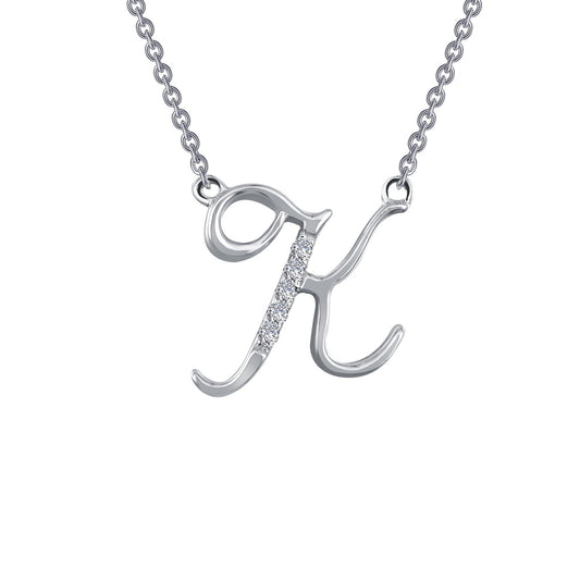 LAFONN Letter K Pendant Necklace 9N064CLP18