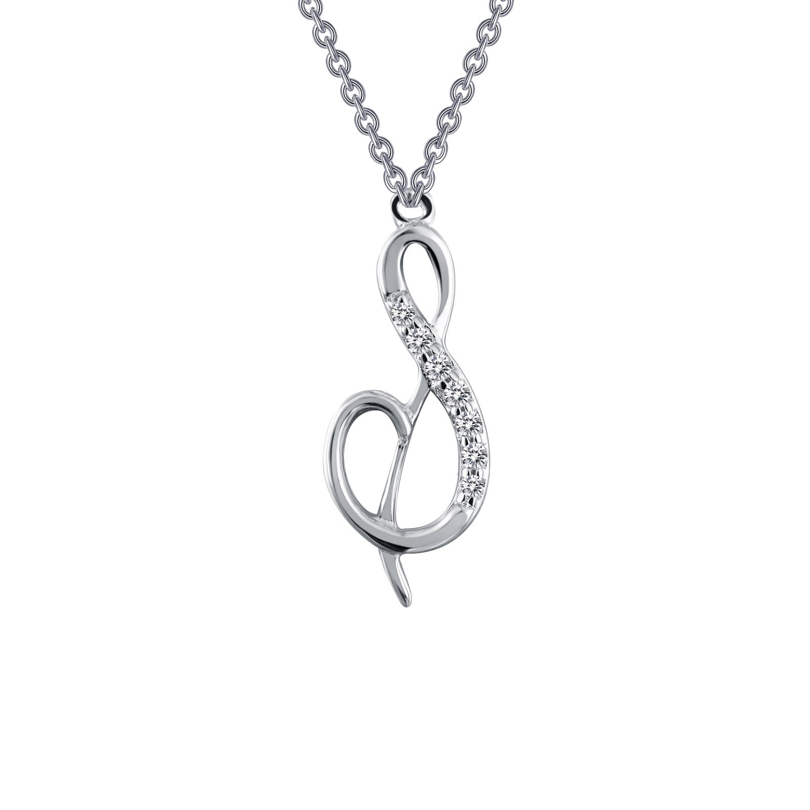 LAFONN Letter N Pendant Necklace 9N066CLP18