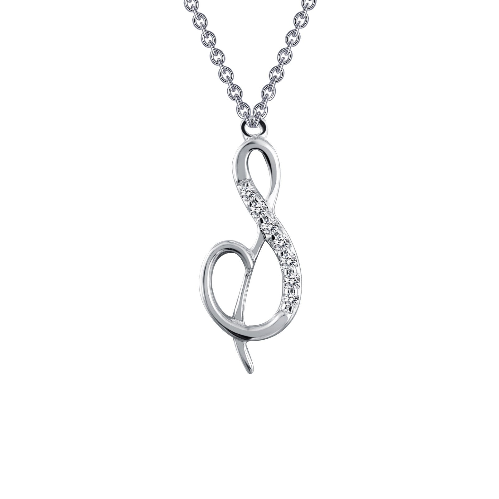 LAFONN Letter J Pendant Necklace 9N068CLP18
