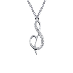 LAFONN Letter J Pendant Necklace 9N068CLP18