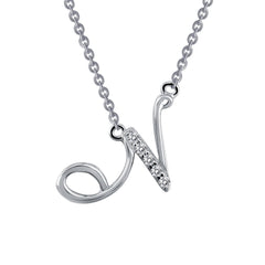 LAFONN Letter C Pendant Necklace 9N067CLP18