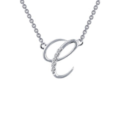 LAFONN Letter J Pendant Necklace 9N068CLP18
