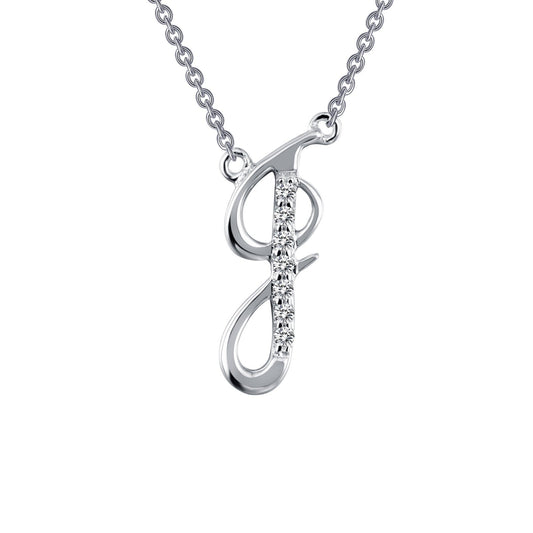 LAFONN Letter J Pendant Necklace 9N068CLP18