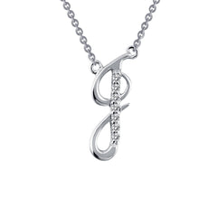 LAFONN Letter J Pendant Necklace 9N068CLP18
