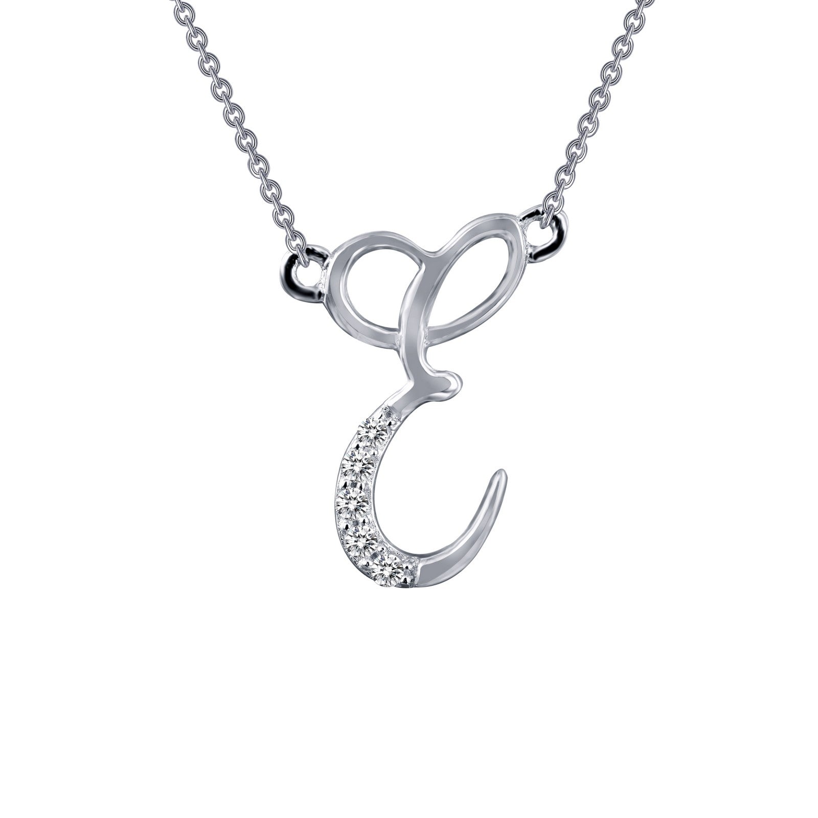 LAFONN Letter J Pendant Necklace 9N068CLP18