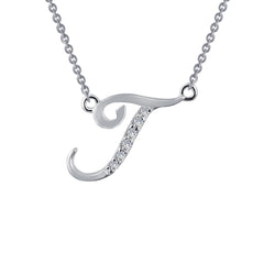 LAFONN Letter J Pendant Necklace 9N068CLP18