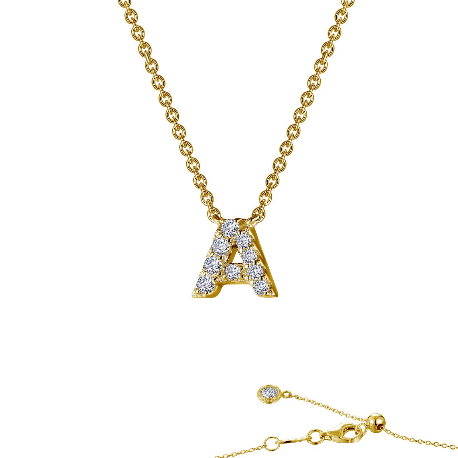LAFONN Letter O Pendant Necklace 9N095CLG20