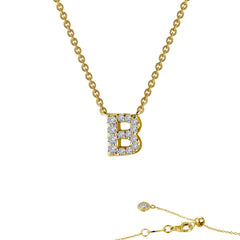 LAFONN Letter N Pendant Necklace 9N094CLG20