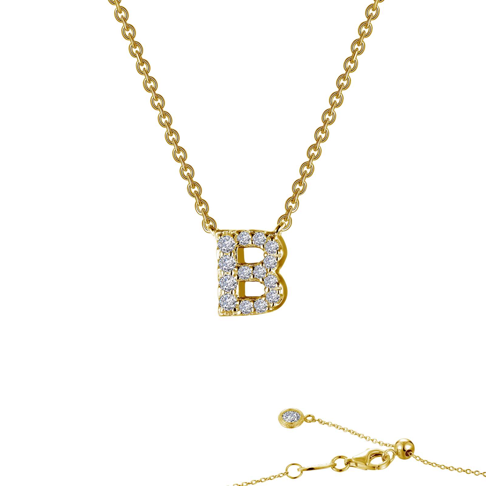 LAFONN Letter O Pendant Necklace 9N095CLG20