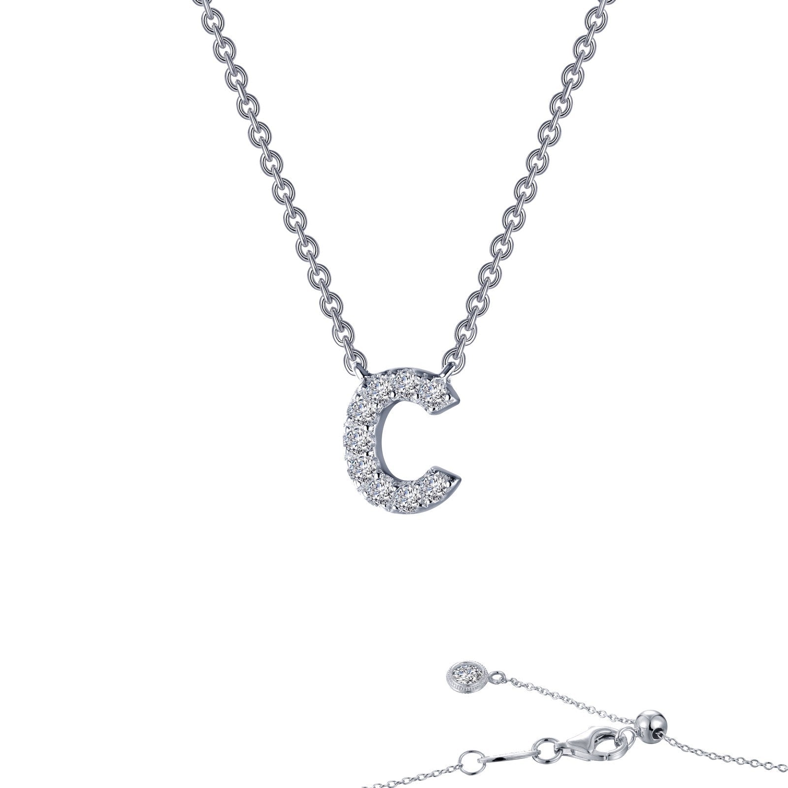 LAFONN Letter D Pendant Necklace 9N084CLP20