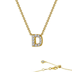 LAFONN Letter N Pendant Necklace 9N094CLG20