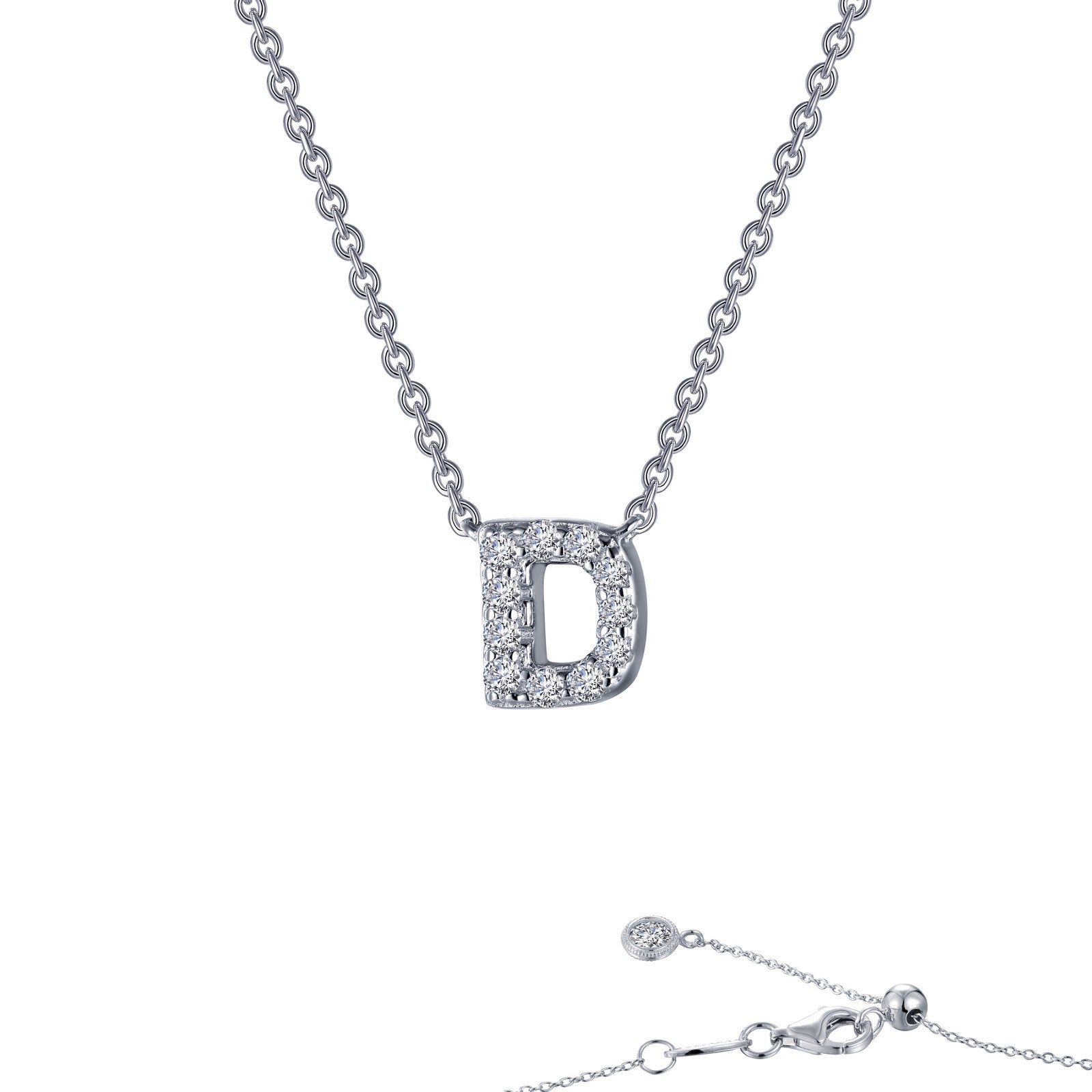 LAFONN Letter E Pendant Necklace 9N085CLP20