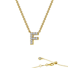 LAFONN Letter N Pendant Necklace 9N094CLG20