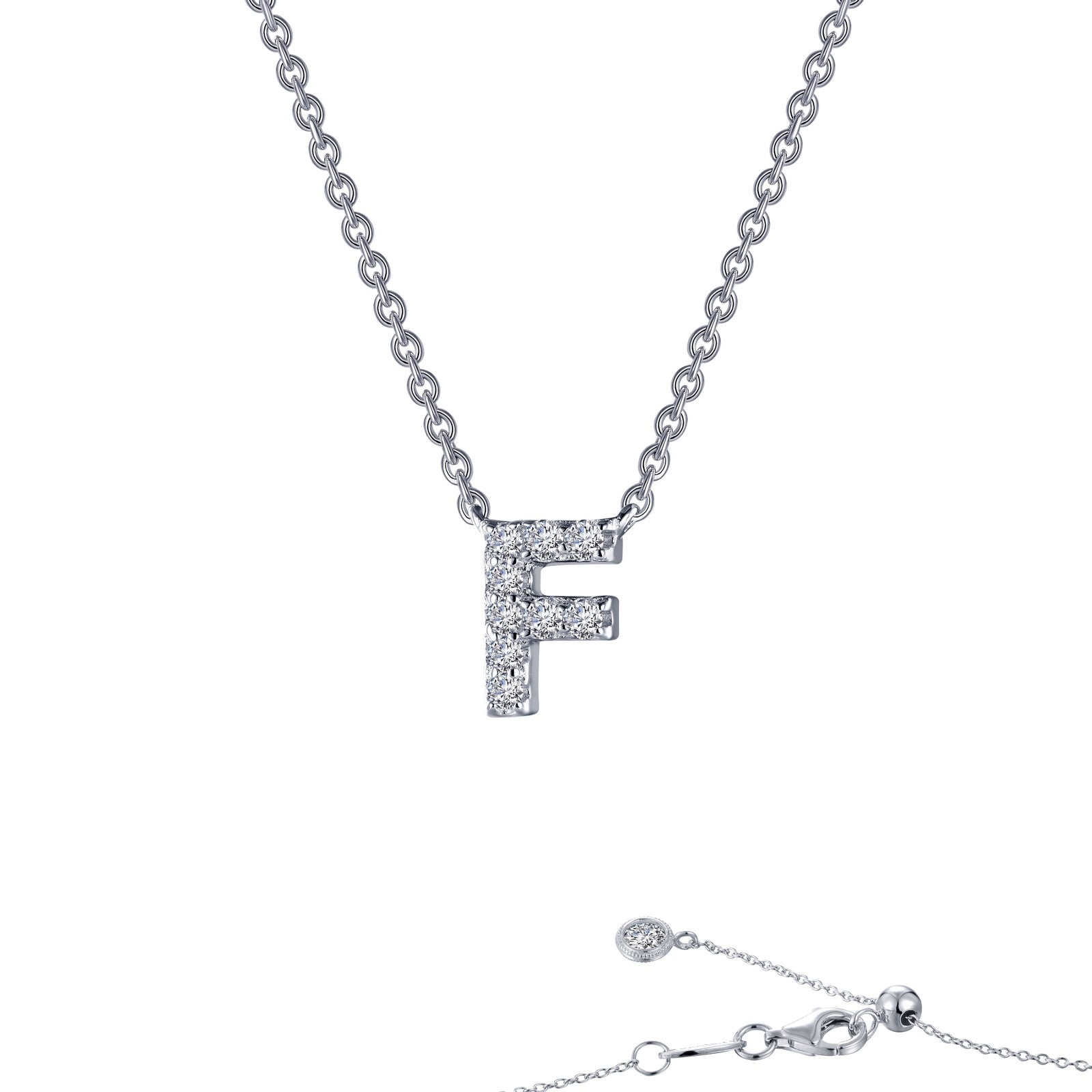 LAFONN Letter R Pendant Necklace 9N098CLP20