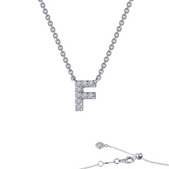 LAFONN Letter R Pendant Necklace 9N098CLP20