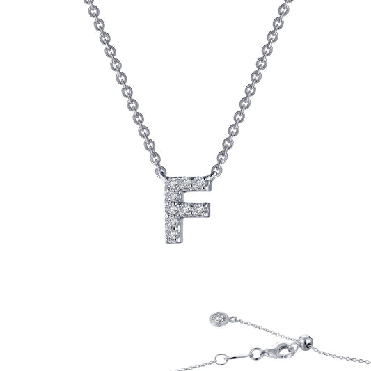 LAFONN Letter F Pendant Necklace 9N086CLP20