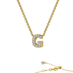 LAFONN Letter O Pendant Necklace 9N095CLG20
