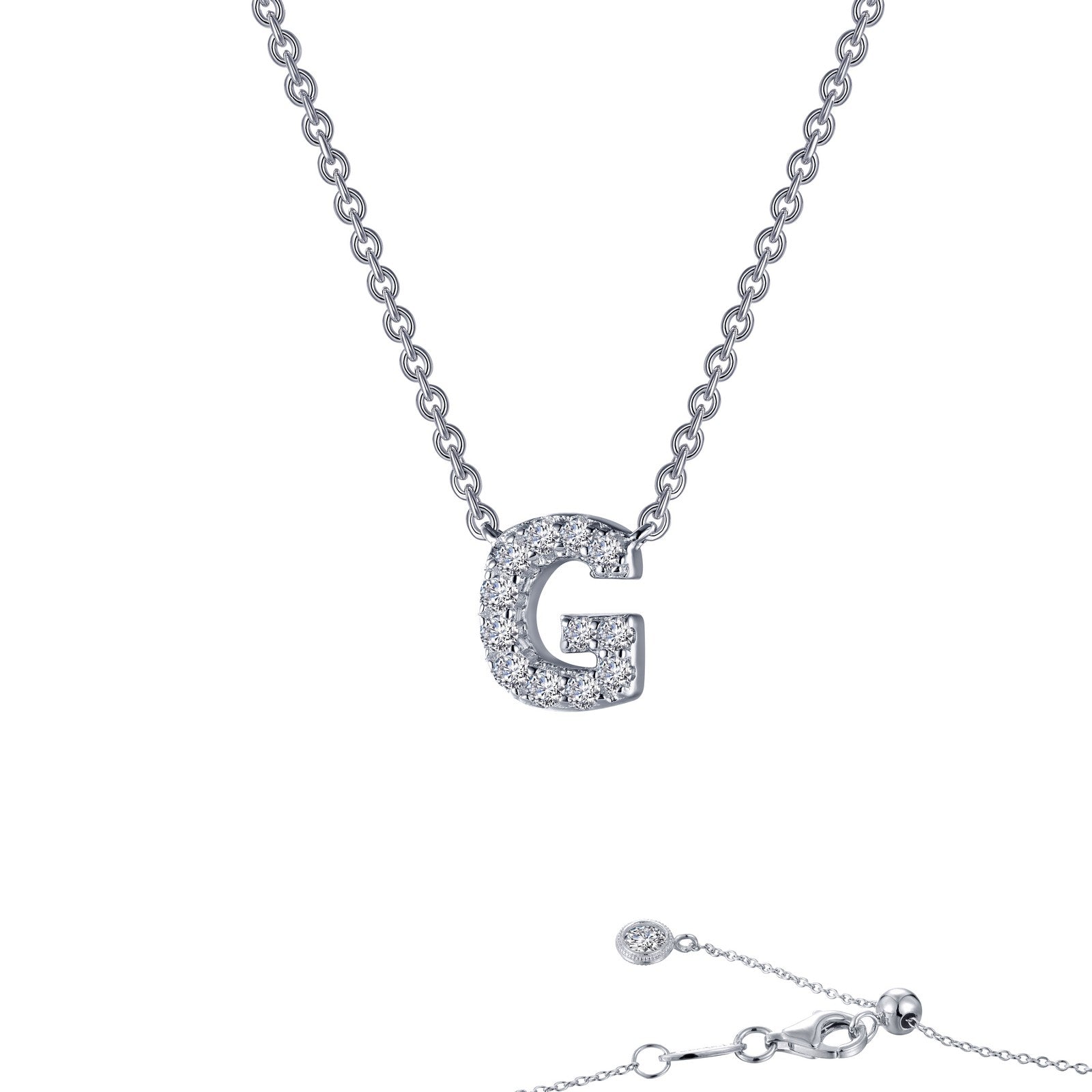 LAFONN Letter D Pendant Necklace 9N084CLP20