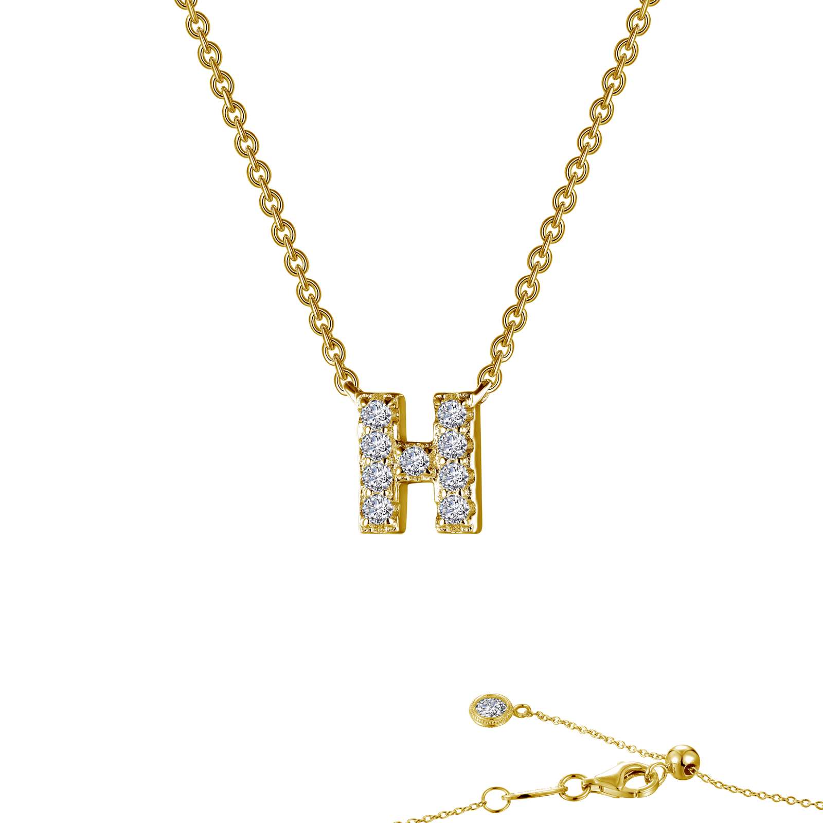 LAFONN Letter O Pendant Necklace 9N095CLG20
