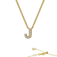 LAFONN Letter N Pendant Necklace 9N094CLG20